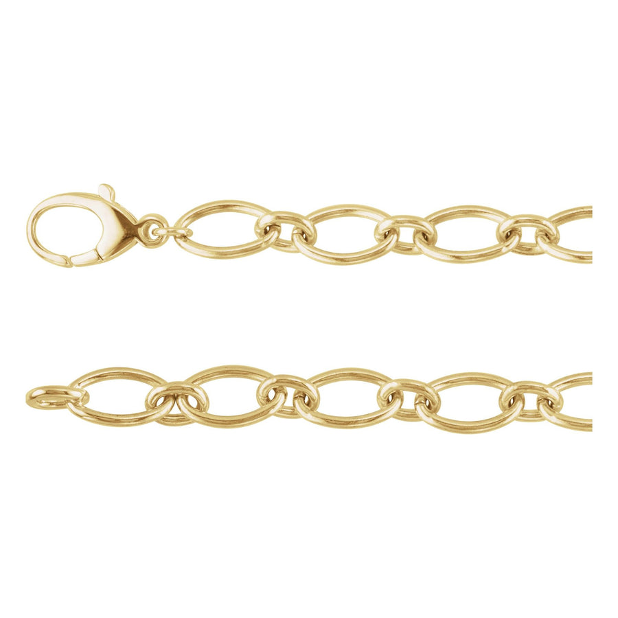 Gold Link Cable Bracelet