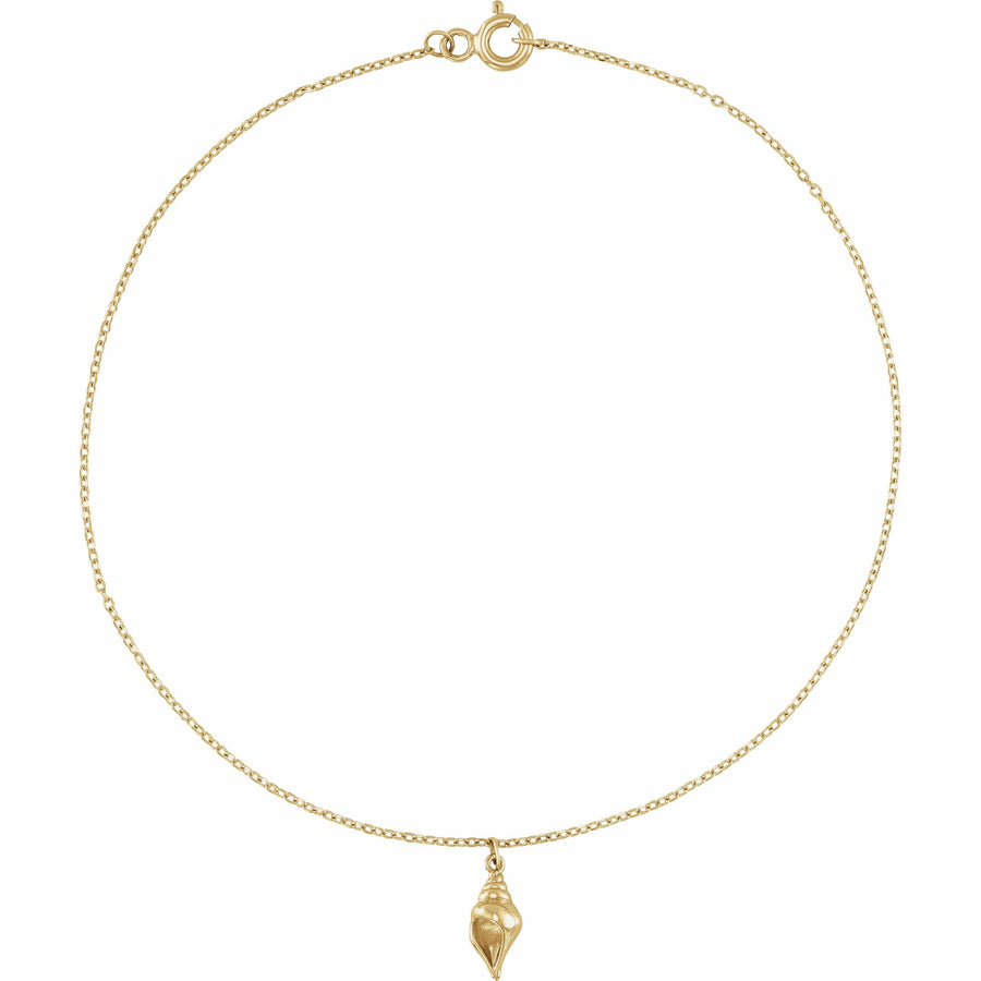 Gold Shell Anklet