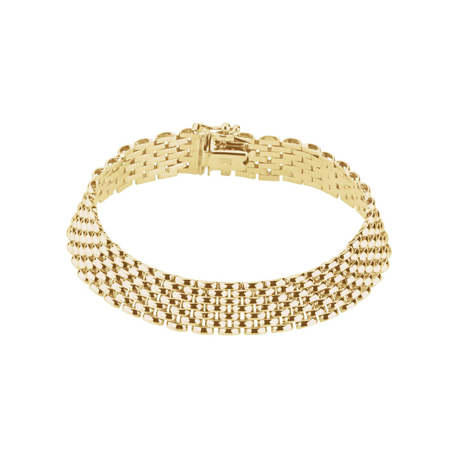 Gold Panther Chain Bracelet