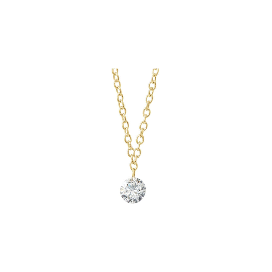 Drilled Diamond Solitaire Anklet