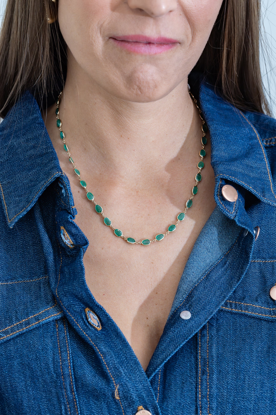 Sunset Slice Necklace
