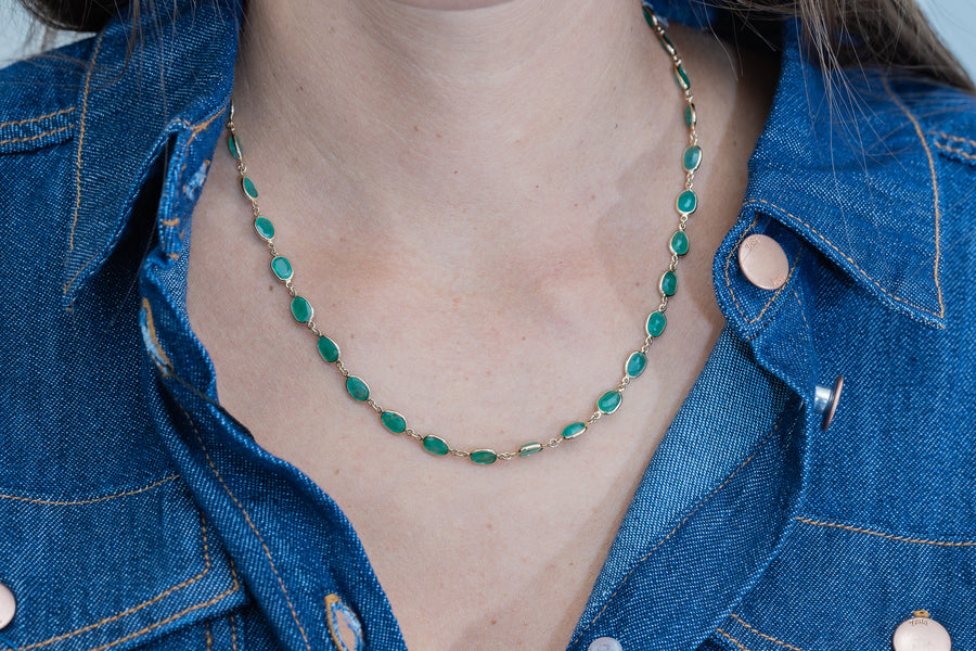 Sunset Slice Necklace