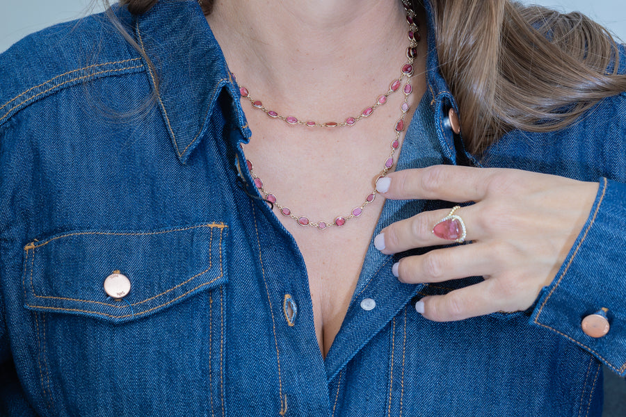 Sunset Slice Necklace