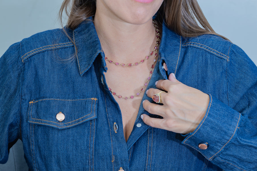 Sunset Slice Necklace