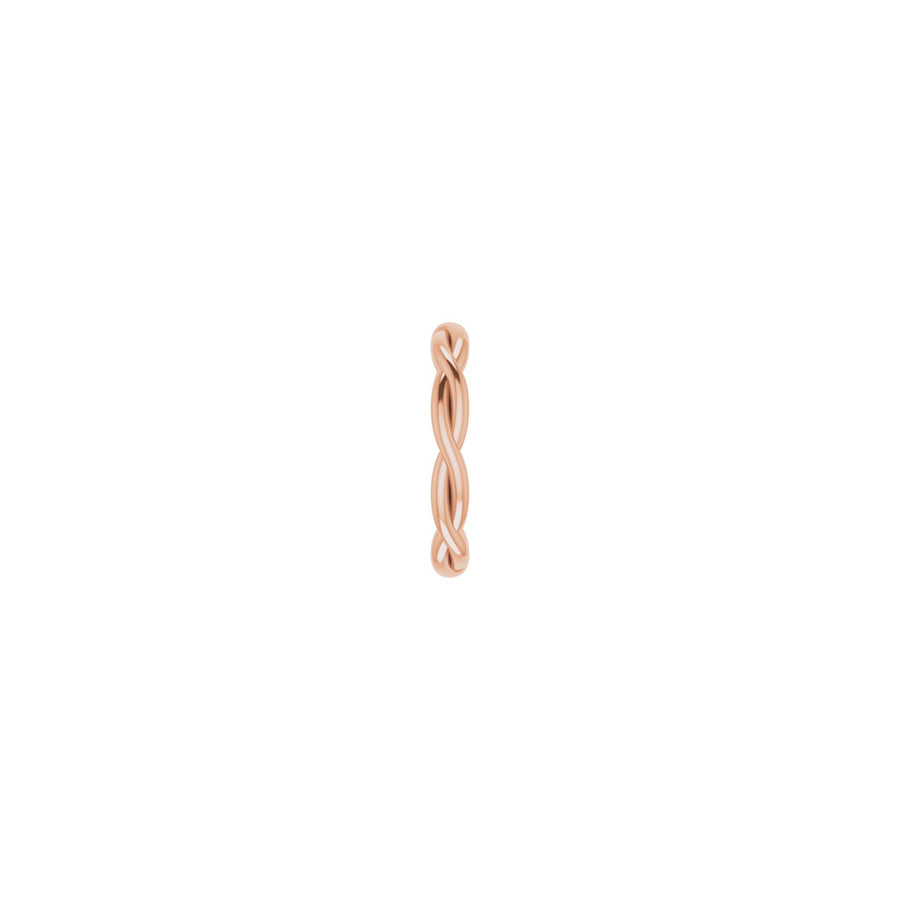 Woven Stackable Band Rose Gold