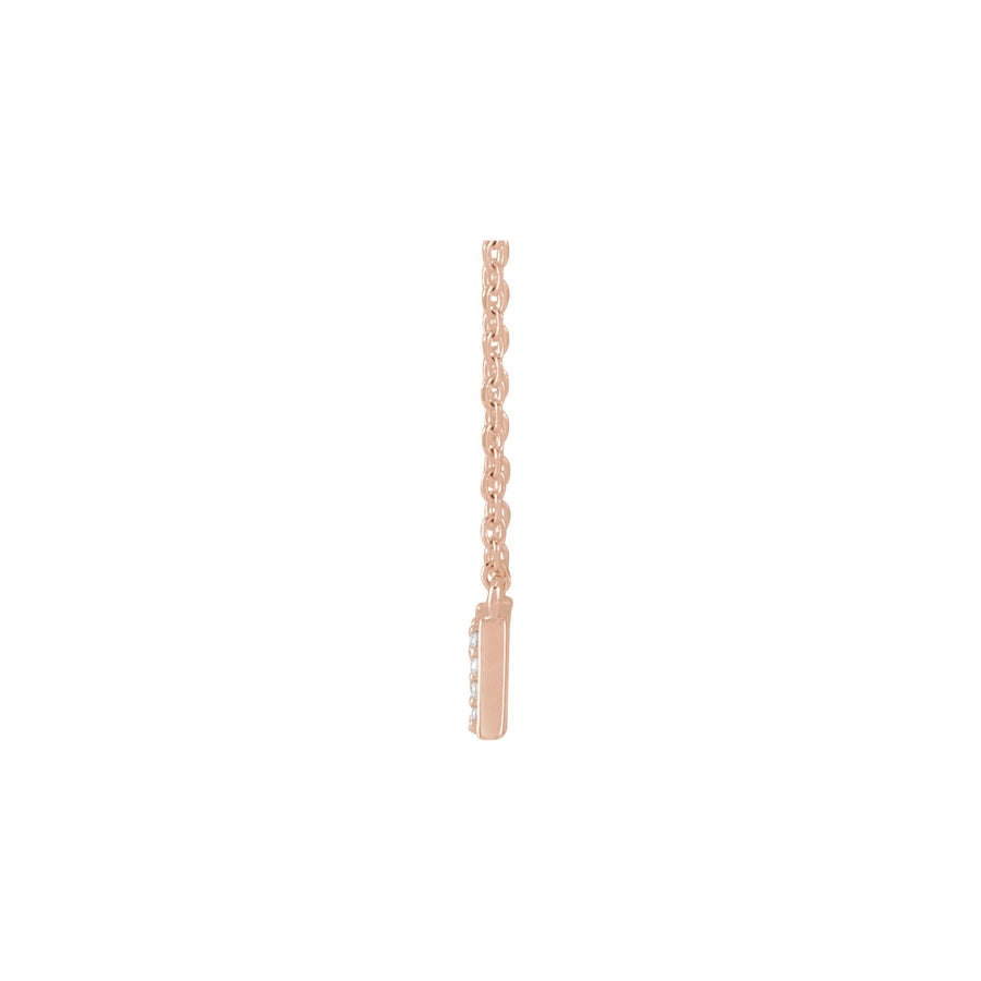 Diamond Mama Necklace Rose Gold