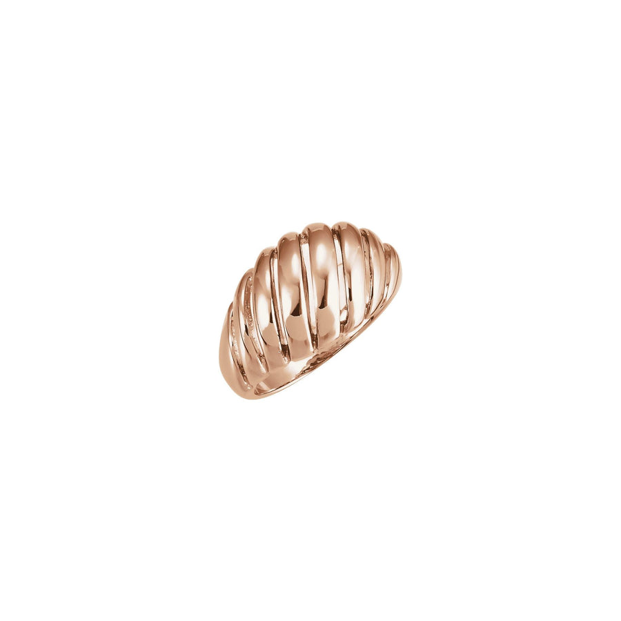 14k Rose Gold Jumbo Gold Twist Ring