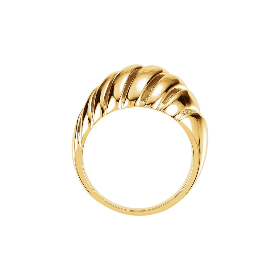 14k Yellow Gold Jumbo Gold Twist Ring