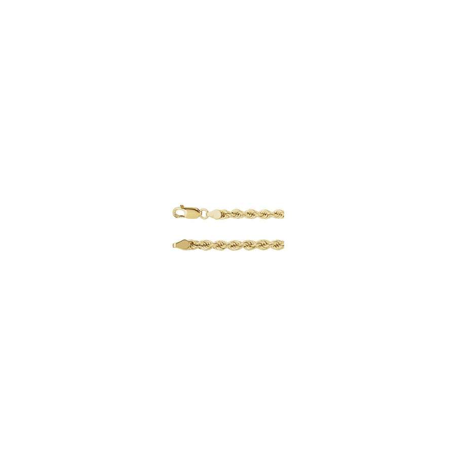 14K Yellow Gold 4 mm Rope Chain