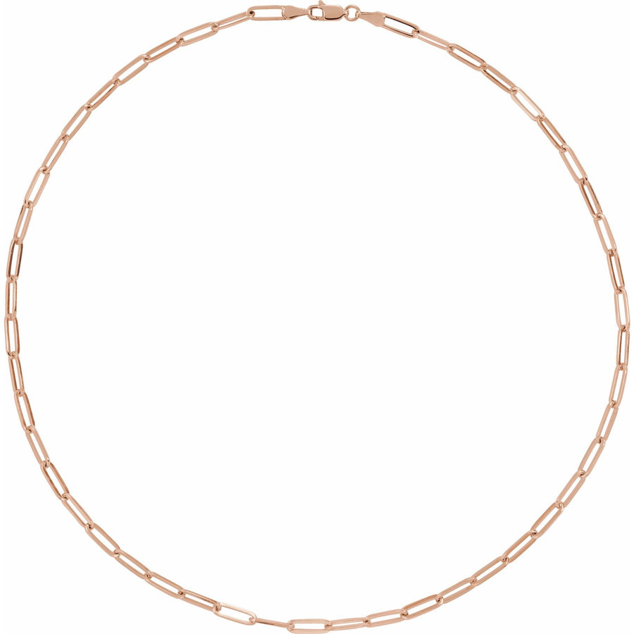 Large Diego Chain Bracelet Rose Gold