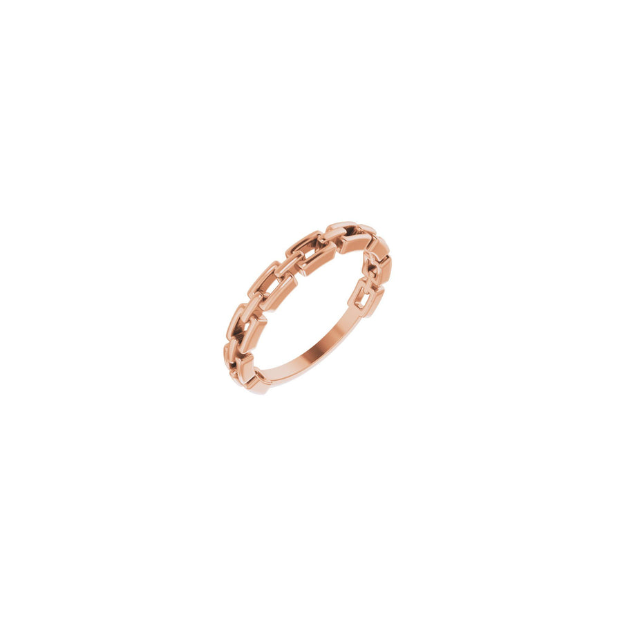 Chain Link Ring 14k Rose Gold