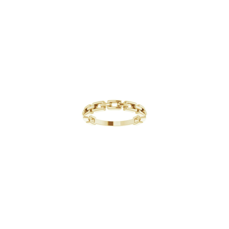 Chain Link Ring 14k Yellow Gold