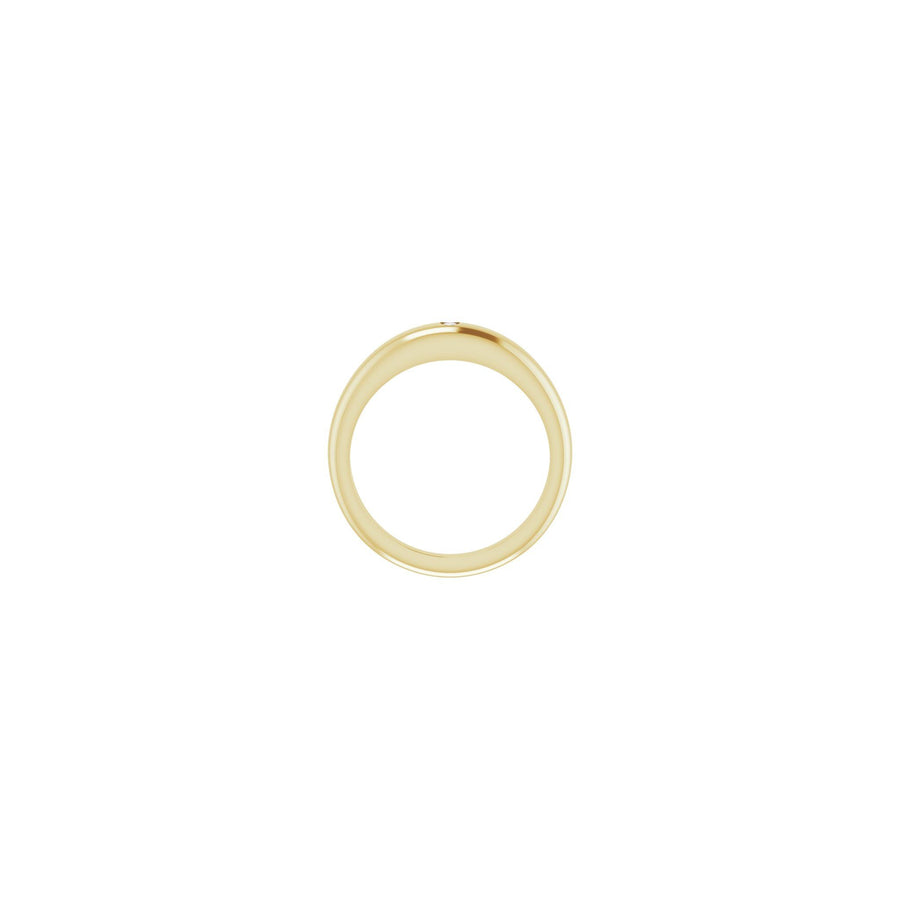 Diamond Dome Ring 14k Yellow Gold