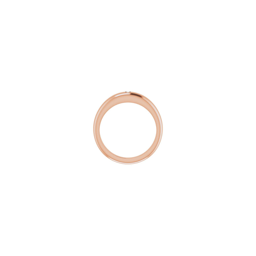 Diamond Dome Ring 14k Rose Gold