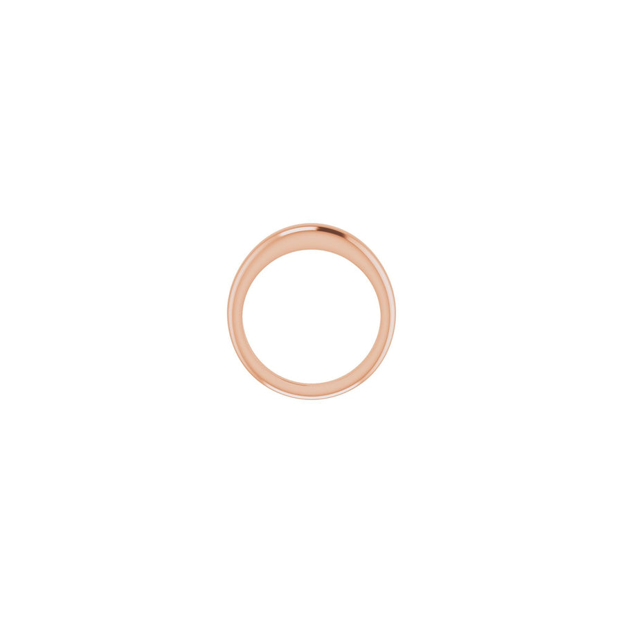 Gold Petite Dome Ring 14k Rose Gold