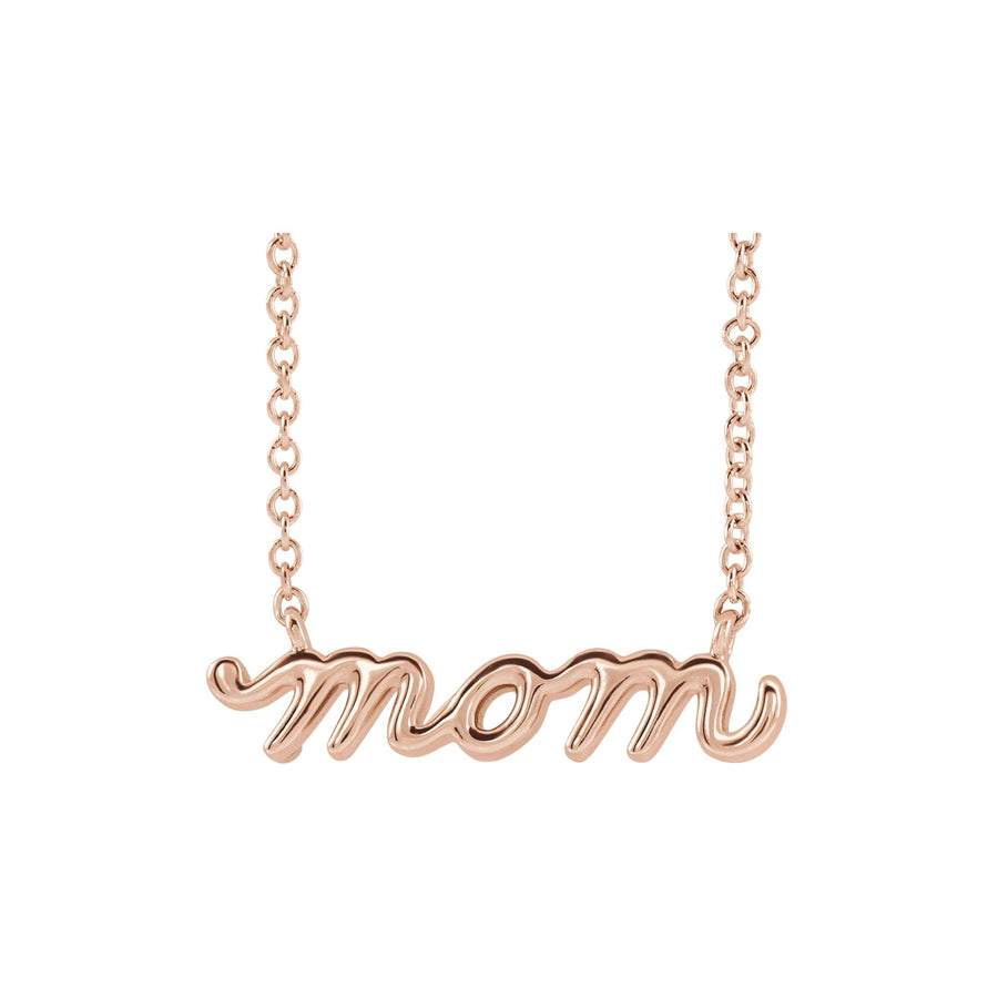 Mom Necklace Rose Gold