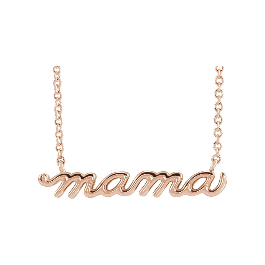 Mama Necklace Rose Gold