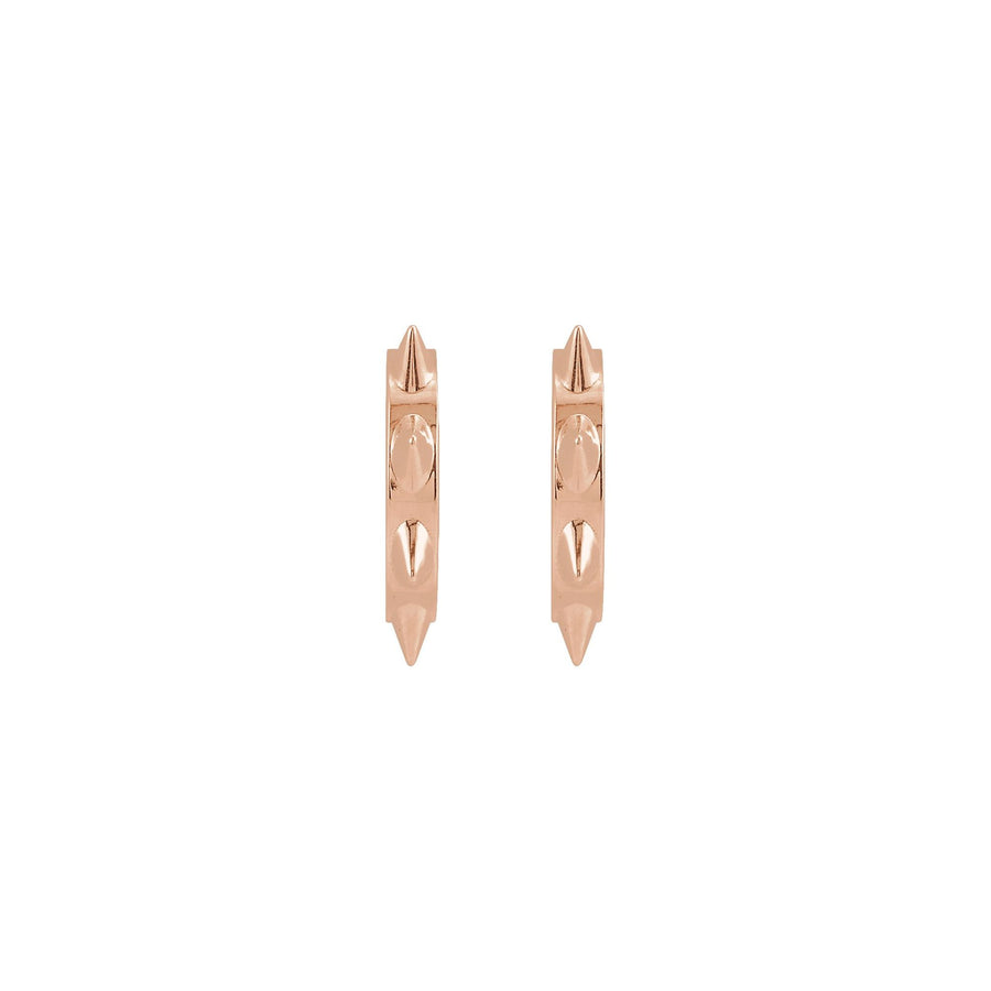 Spike Hoop Earring Rose Gold