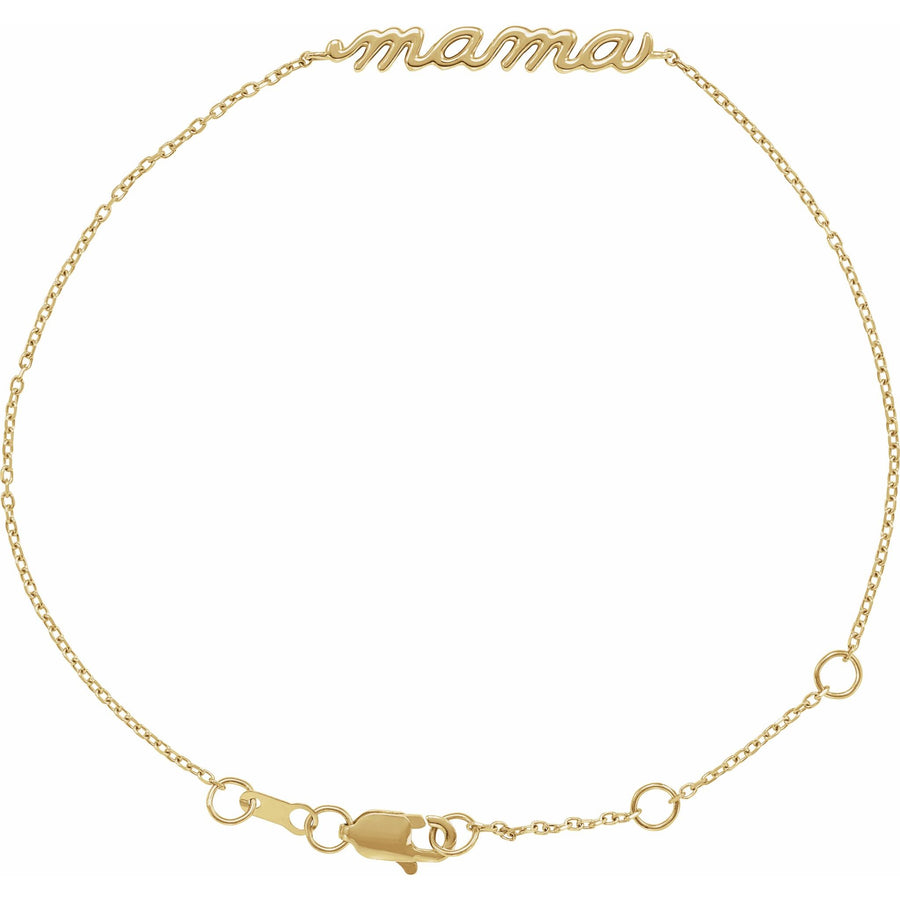 Mama Bracelet Yellow Gold